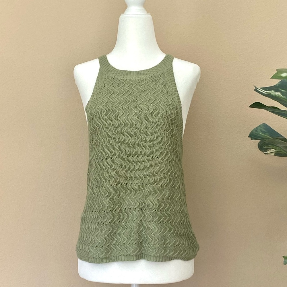 Light Green Sweater Tank
